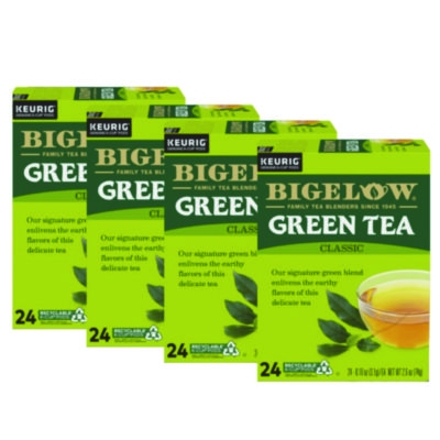 Green Tea K-Cup Pack, 24/box, 4 Box/carton