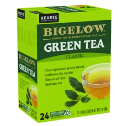 Green Tea K-Cup Pack, 24/box, 4 Box/carton