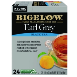 Earl Grey Tea K-Cup Pack, 24/box