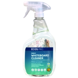 Daily Whiteboard Cleaner, Free and Clear, 32 oz Spray Bottle