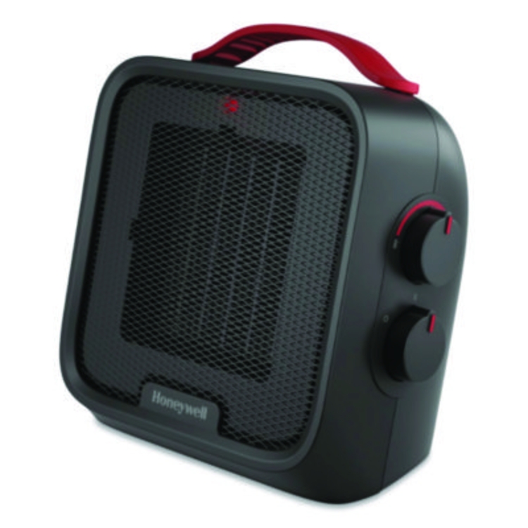 UberHeat 5 Ceramic Heater, 1,500 W, 4.5 x 4.5 x 8.86, Black
