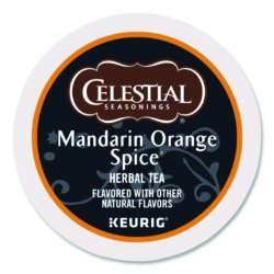 Mandarin Orange Spice Herb Tea, 0.13 oz K-Cups, 96/Carton