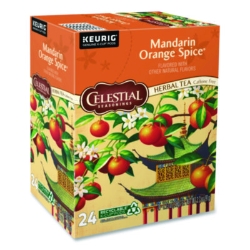 Mandarin Orange Spice Herb Tea, 0.13 oz K-Cups, 96/Carton
