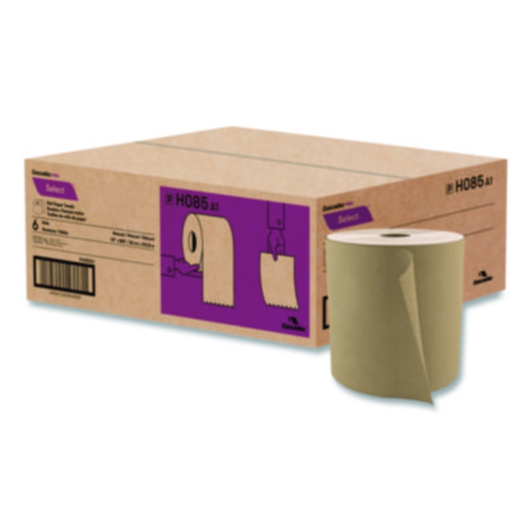 Select Roll Paper Towels, 1-Ply, 7.9" X 800 Ft, Natural, 6/c