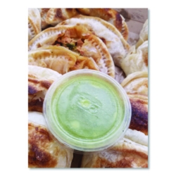 Compostable Clear PLA Plastic Portion Cup Lids, Fits 2 oz to