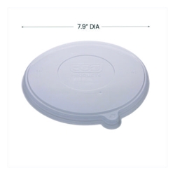 Worldview 100 Percent Recycled Content Lid, 7.93" Diameter x