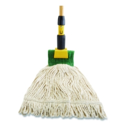 Gripper Vinyl-Covered Aluminum Mop Handle, 1.13" dia x 60",