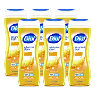 Body Wash Advanced Clean Gold, Original Gold Scent, 16 oz, 6