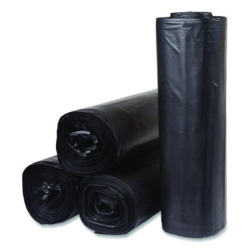 Institutional Low-Density Can Liners, 45 gal, 1.5 mil, 40" x
