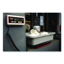 Digital Receiving Scale, 150 lb Capacity, Black/Red
