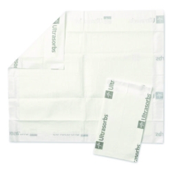 Ultrasorbs Disposable Dry Pads, 23 x 35, Blue, 7/Box, 6/Cart