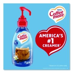 Liquid Coffee Creamer, French Vanilla, 1.5 L Pump Bottle
