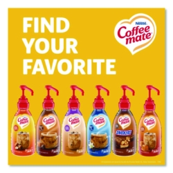Liquid Coffee Creamer, Hazelnut, 1.5 L Pump Bottle, 2/Carton