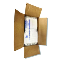 Foam Hinged Lid Containers, 9 x 9 x 3, White, Foam, 200/Cart