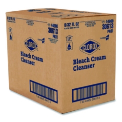 CloroxPro Bleach Cream Cleanser, 32 oz Bottle, 8/Carton