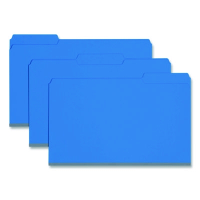 Expanding Recycled Heavy Pressboard Folders, 1/3-Cut Tabs: A