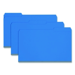Expanding Recycled Heavy Pressboard Folders, 1/3-Cut Tabs: A