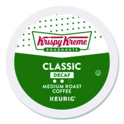 Classic Decaf Coffee K-Cups, Medium Roast, 24/box