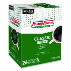 Classic Decaf Coffee K-Cups, Medium Roast, 24/box