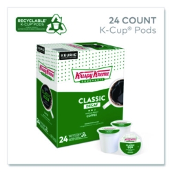 Classic Decaf Coffee K-Cups, Medium Roast, 24/box