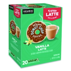 Vanilla One Step Latte K-Cups, 20/Box