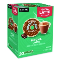 Mocha One Step Latte K-Cups, Vanilla, 20/Box