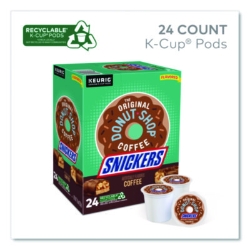 SNICKERS Flavored Coffee K-Cups, 24/Box