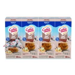 Plant-Based Oat Milk Liquid Creamers, Natural Vanilla, 0.38