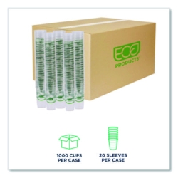 GreenStripe Renewable and Compostable PLA Cold Cups, 24 oz,