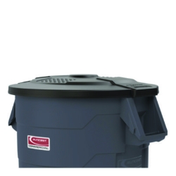 Utility Trash Can Lid for 44 gal Trash Can, 24.88" Diameter