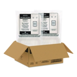 Compostable Molded Fiber Hinged Trays, ProPlanet Seal, 9.14