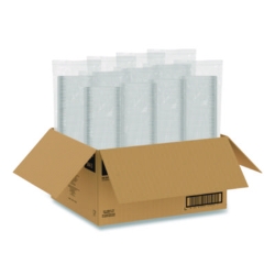 Square Plastic Bowls, 16 oz, 8.5 x 8.5 x 1.96, Clear, Plasti