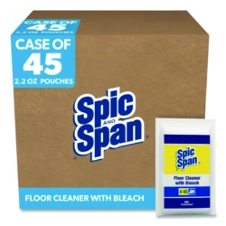 Bleach Floor Cleaner Packets, Fresh Scent, 2.2 oz Packets, 4