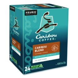 Caribou Blend Coffee K-Cups, 24/box