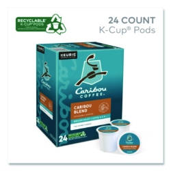 Caribou Blend Coffee K-Cups, 24/box