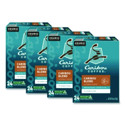 Caribou Blend Coffee K-Cups, 96/carton