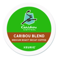 Caribou Blend Decaf Coffee K-Cups, 24/box