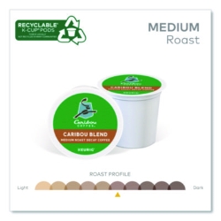 Caribou Blend Decaf Coffee K-Cups, 24/box