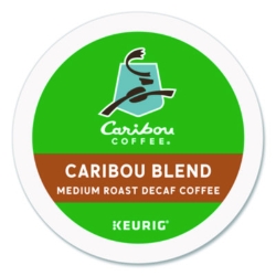 Caribou Blend Decaf Coffee K-Cups, 96/carton