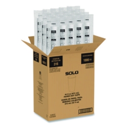 Recycled Content PCF Paper Hot Cups, ProPlanet Seal, 16 oz,