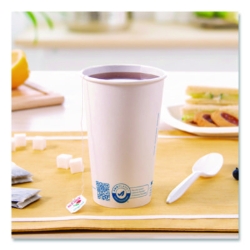 Recycled Content PCF Paper Hot Cups, ProPlanet Seal, 16 oz,