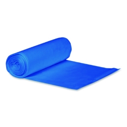 Eco Blend Max Can Liners, 60 gal, 0.8 mil, 38" x 58", Blue,