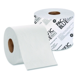 Pacific Blue Basic High-Capacity Bathroom Tissue, Septic Saf