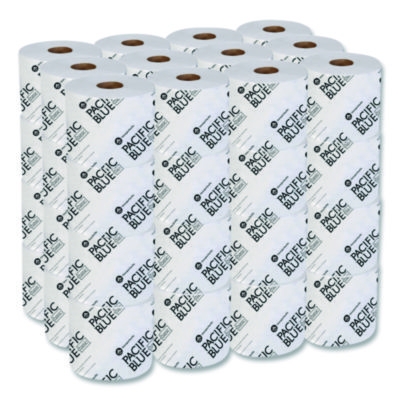 Pacific Blue Basic High-Capacity Bathroom Tissue, Septic Saf