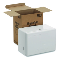 Space Saver Singlefold Towel Dispenser, Steel, 11.63 X 6.63