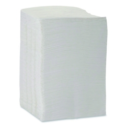 Acclaim 1/4 Fold Paper Dinner Napkins, White, 1-Ply, 16 x 16