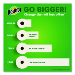 Select-a-Size Kitchen Roll Paper Towels, 2-Ply, 5.9 x 11, Wh