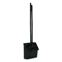 Duo-Pan Upright Dust Pan and Broom, 11.8 x 36, 24.5" Handle,