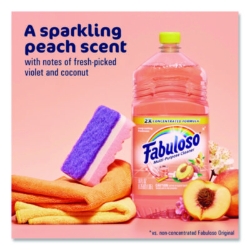 Multi-Use Cleaner, Peach Scent, 56 oz Bottle, 6/Carton