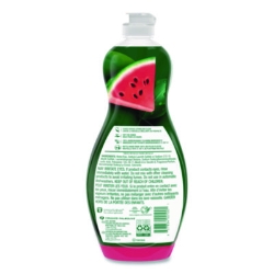 Dishwashing Liquid, Watermelon Scent, 20 oz Bottle, 9/Carton
